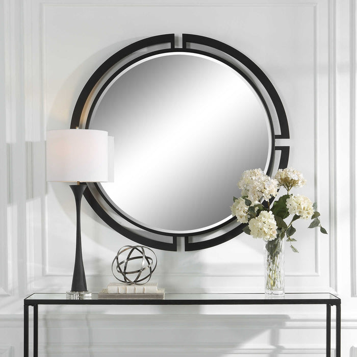 Quadrant Round Wall Mirror
