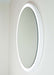 Remer Eclipse White Frame Round Frontlit LED Bathroom Mirror - SHINE MIRRORS AUSTRALIA