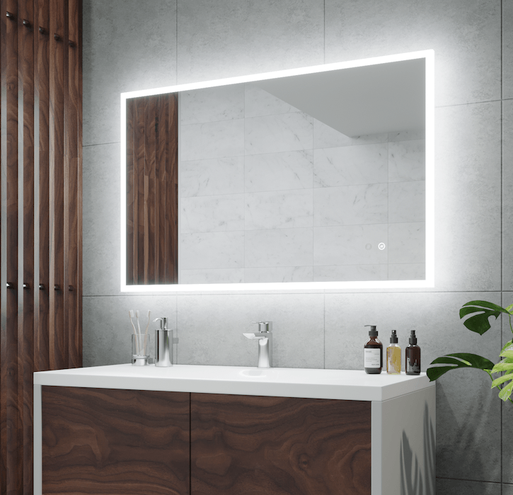 Remer Kara Backlit LED Bathroom Mirror With Bluetooth Option - SHINE MIRRORS AUSTRALIA