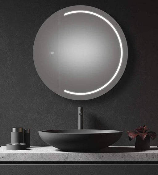 Remer Pearl Backlit LED Bathroom Mirror Cabinet - SHINE MIRRORS AUSTRALIA