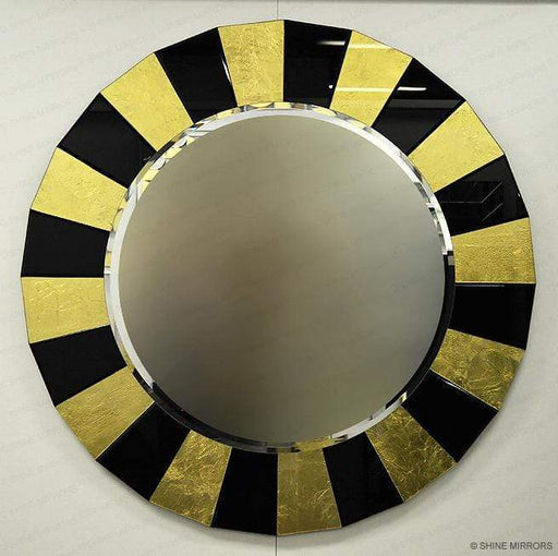 Renatta Round Gold Wall Mirror - SHINE MIRRORS AUSTRALIA