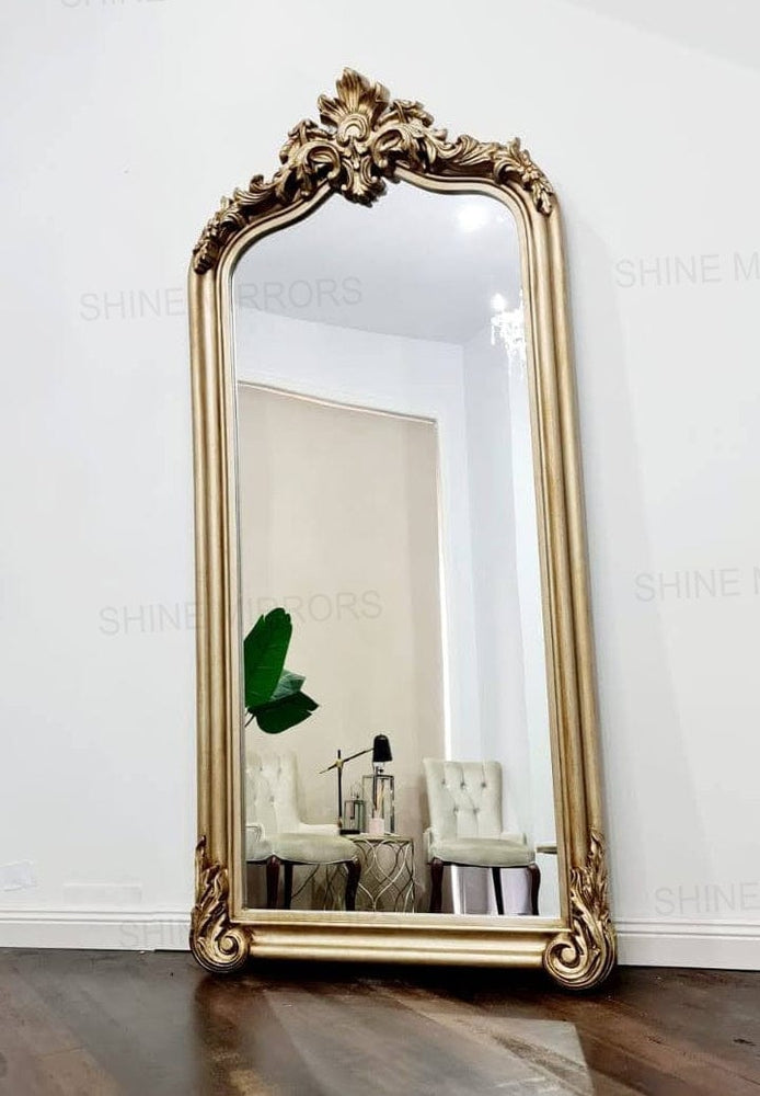 Rhett Antique Champagne Arch Wall Mirror — SHINE MIRRORS AUSTRALIA