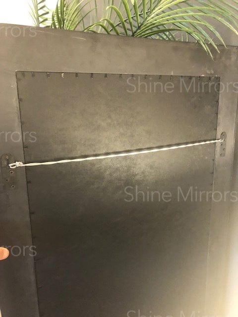 Rufina Black Rectangle Wall Mirror - SHINE MIRRORS AUSTRALIA