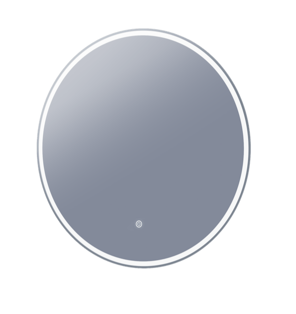 Sphere Round Backlit LED Bathroom Mirror 60cm W x 3.5cm x 60cm H- No Demister - SHINE MIRRORS AUSTRALIA