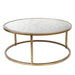 Tatiana Antique Gold Mirrored Nesting Coffee Tables