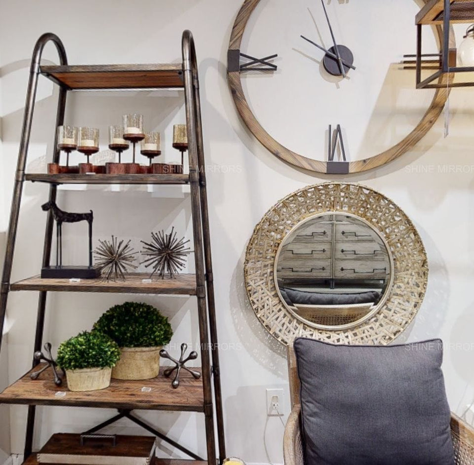 Uttermost Alita Champagne Round Wall Mirror — SHINE MIRRORS AUSTRALIA