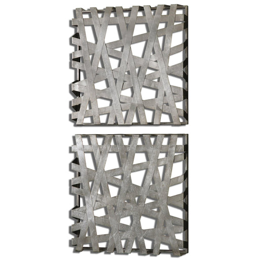Uttermost Alita Squares Wall Art Set of 2 - SHINE MIRRORS AUSTRALIA