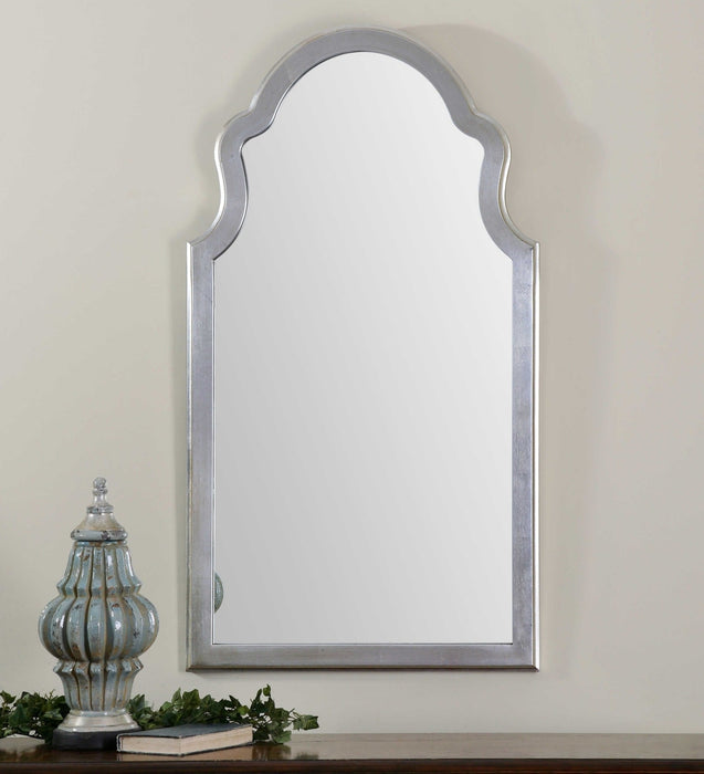 Uttermost Brayden Silver Arched Wall Mirror - 14479 - SHINE MIRRORS AUSTRALIA