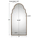 Uttermost Brayden Tall Arched Large Wall Mirror - 12905 - SHINE MIRRORS AUSTRALIA