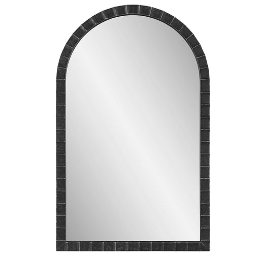 Uttermost Dandridge Arched Black Wall Mirror