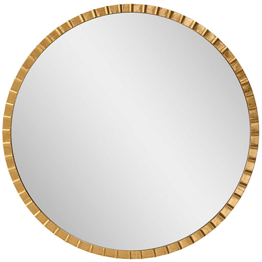 Uttermost Dandridge Gold Round Wall Mirror - SHINE MIRRORS AUSTRALIA