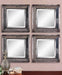 Uttermost Davion Squares Wall Mirror - 13555B - SHINE MIRRORS AUSTRALIA