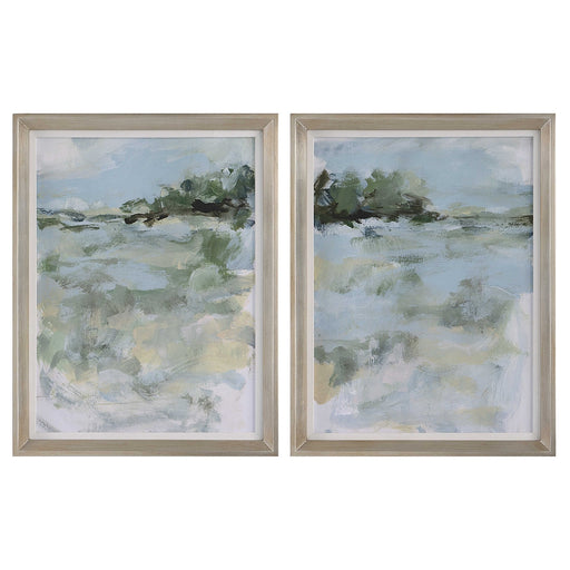 Uttermost Far Away View Framed Prints Set of 2