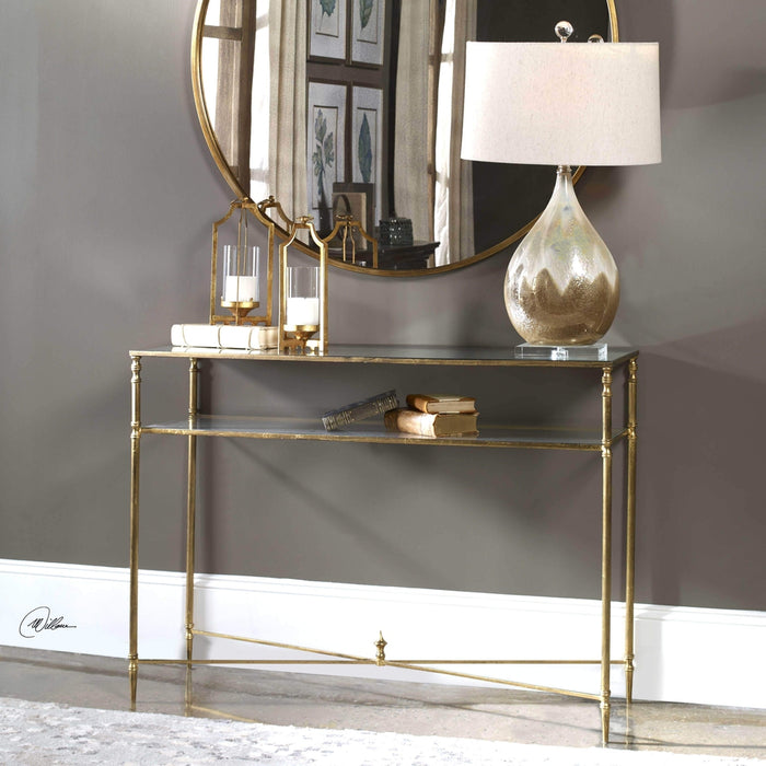 Uttermost Henzler Mirrored Console Table