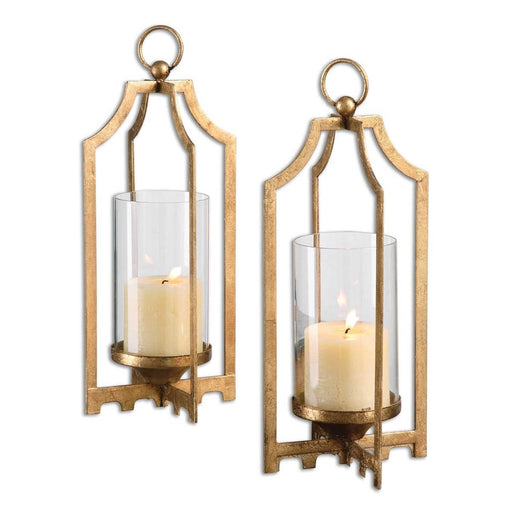 Uttermost Lucy Gold Candleholders Set of 2