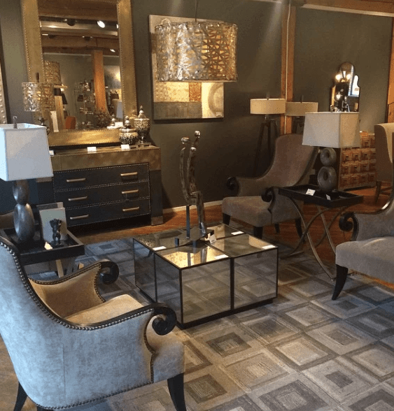 Mirrored cube end table deals