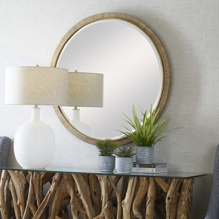 Uttermost Paradise Round Wall Mirror