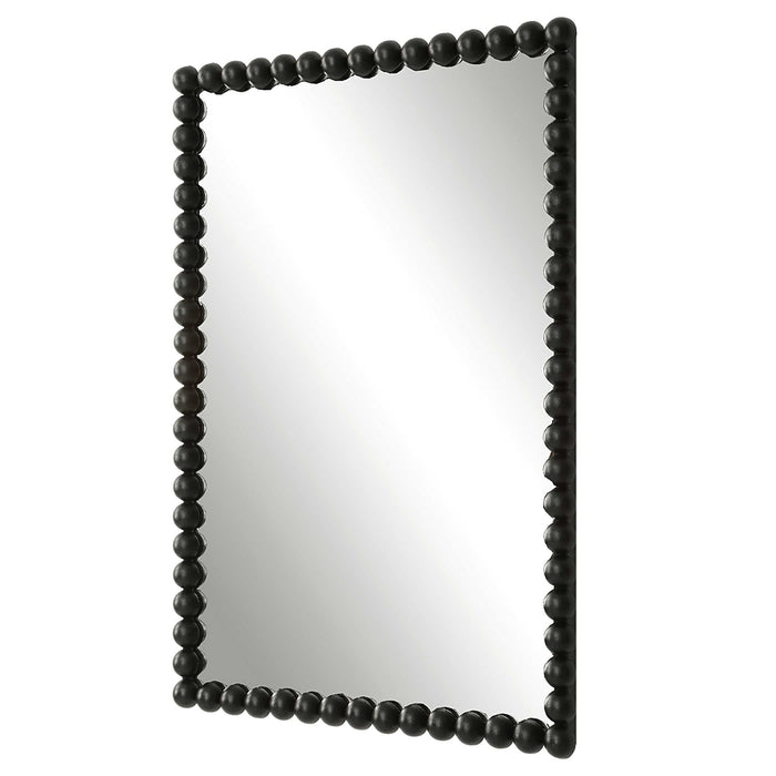 Uttermost Serna Black Vanity Wall Mirror