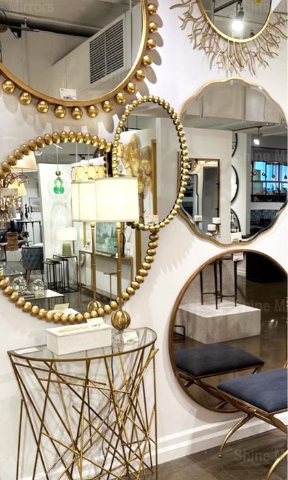 Uttermost Serna Oval Gold Wall Mirror