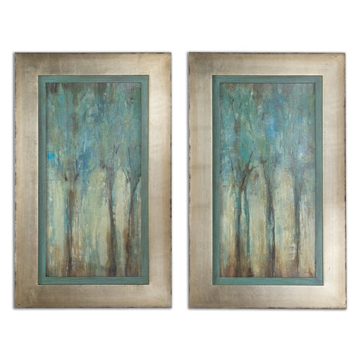 Uttermost Whispering Wind Framed Art, Set Of 2 - SHINE MIRRORS AUSTRALIA