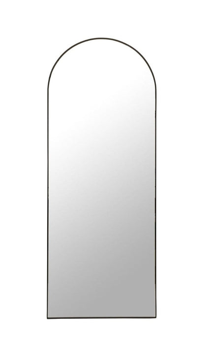 Veronique Arched Black Wall Mirror Medium: 80cm x 210cm