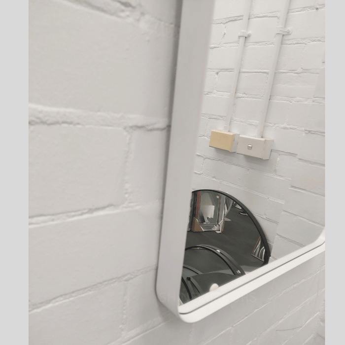 Viola White Wall Mirror