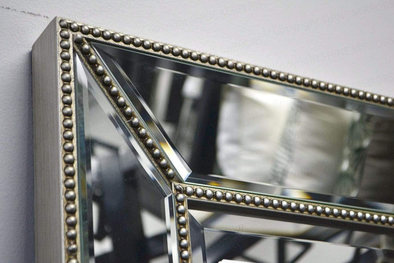 Zeta Beaded Wall Mirror X-Large — SHINE MIRRORS AUSTRALIA