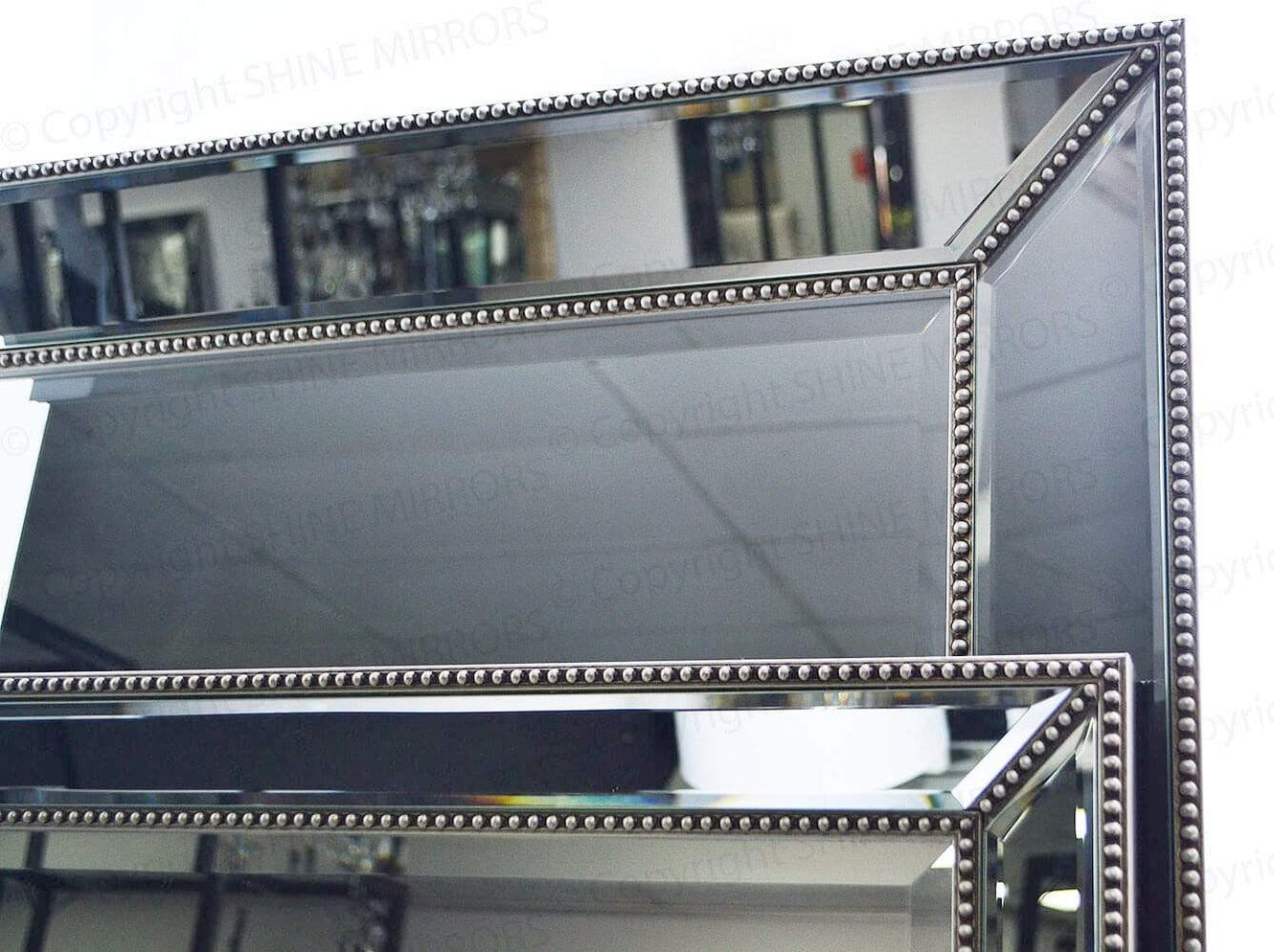 Zeta Beaded Wall Mirror X-Large — SHINE MIRRORS AUSTRALIA