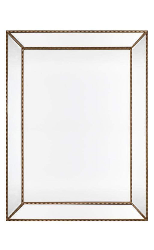 Zion Gold Wall Mirror Large: 90cm L x 5cm W x 120cm H - SHINE MIRRORS AUSTRALIA