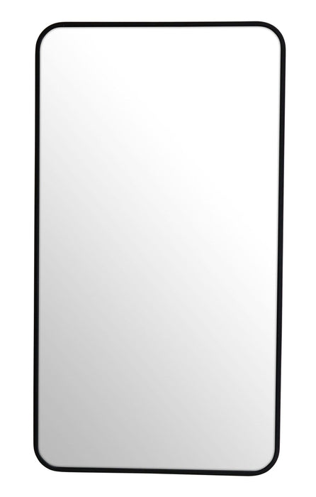 Zoe Black Rectangle Mirror Medium: 100cm x 2.5cm x 56cm - SHINE MIRRORS AUSTRALIA